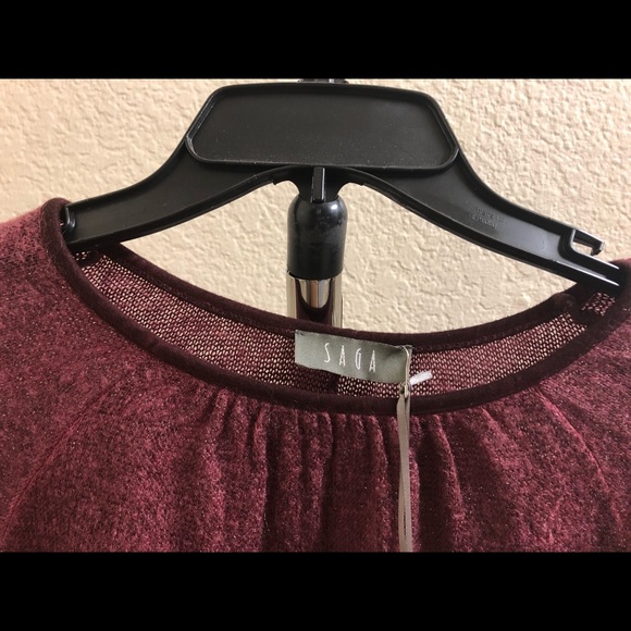 Saga Burgundy sweater - Picture 9 of 12